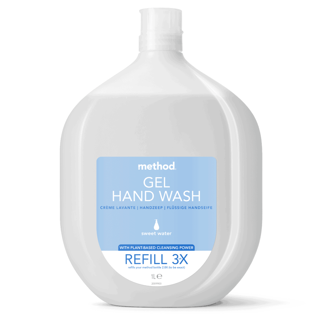 method sweet water hand refill front of pack